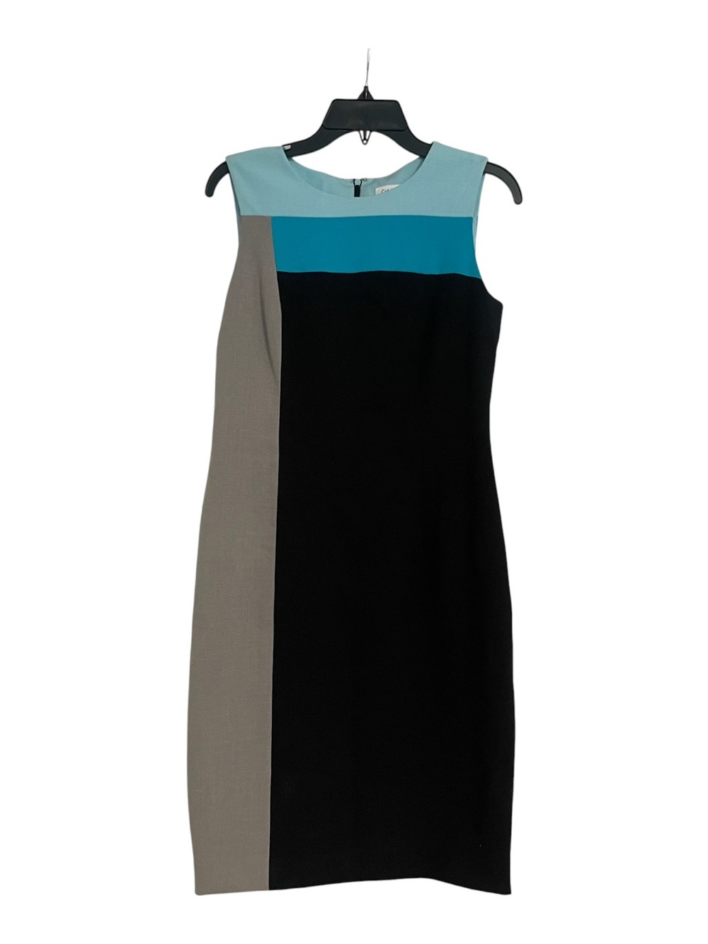 Calvin Klein Colorblock Sleeveless Sheath Dress